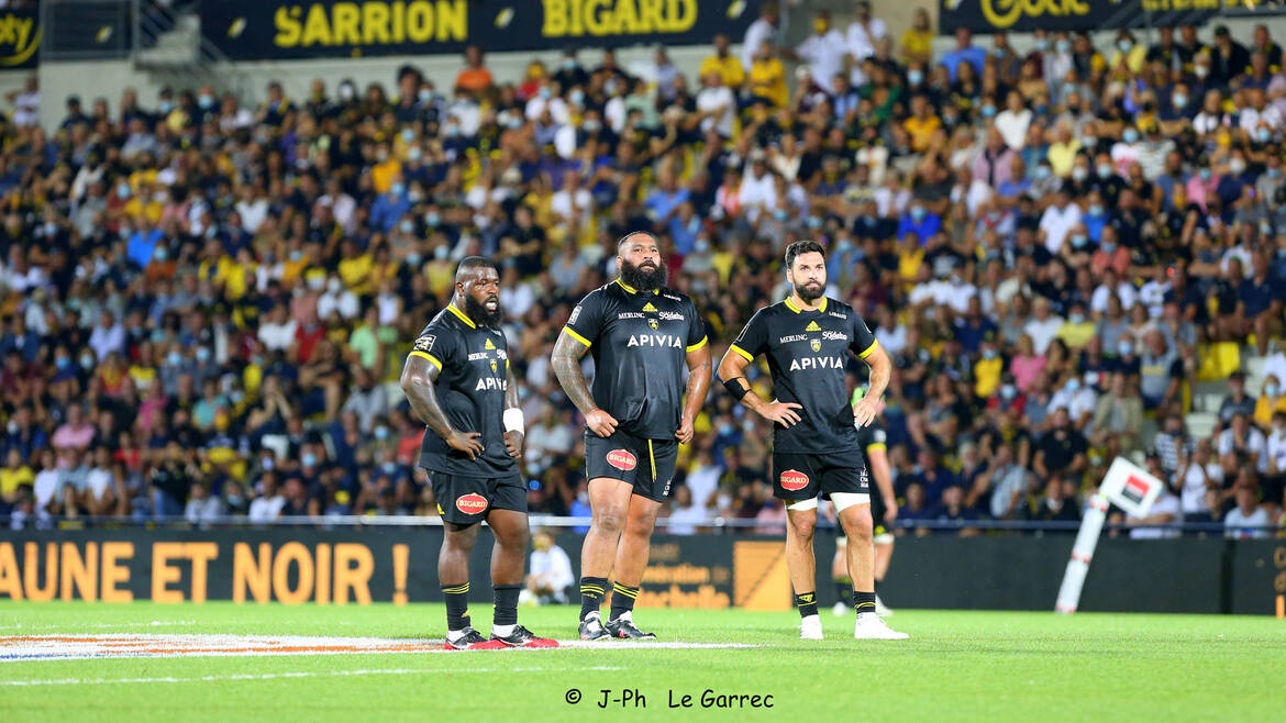 L'équipe pour la réception de Biarritz