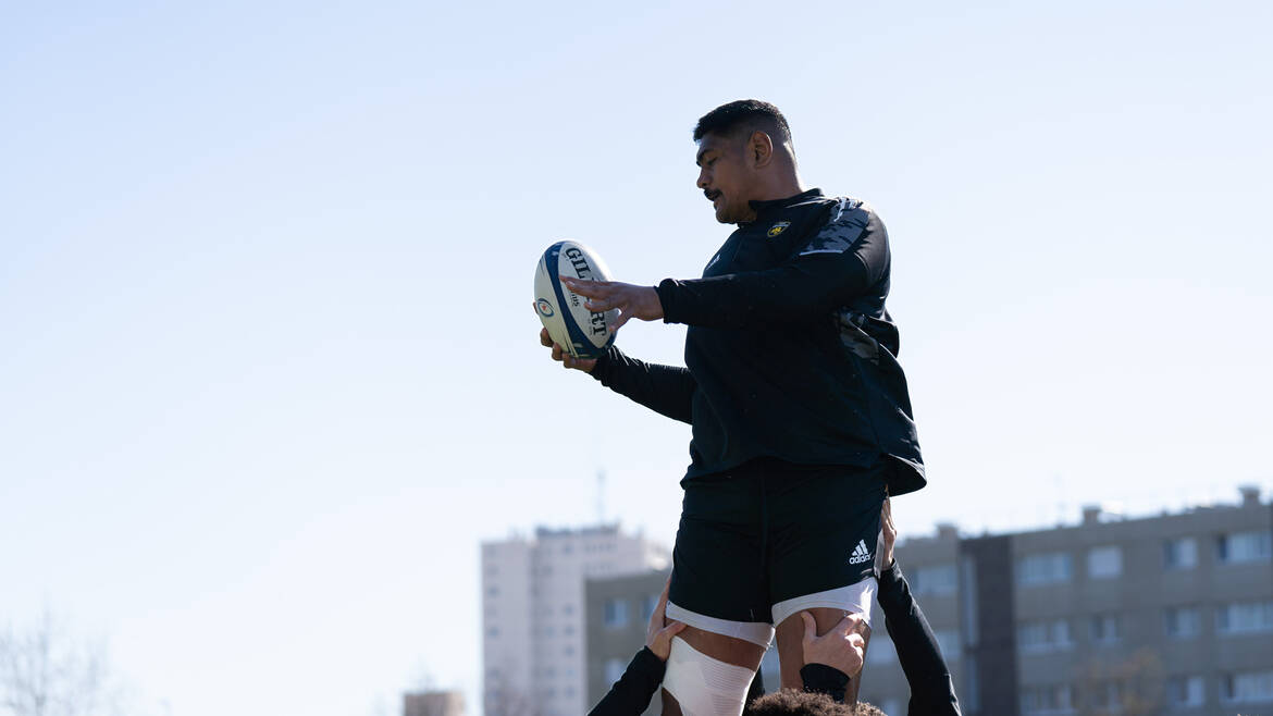 L'équipe pour la réception des Saracens !