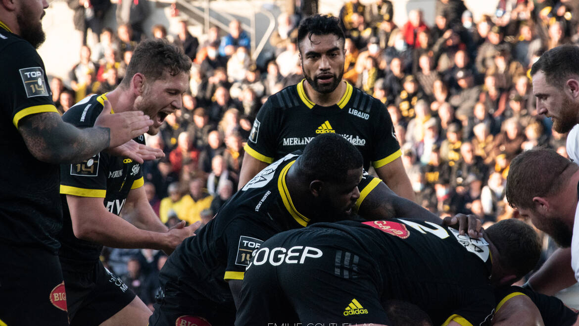 L'équipe pour la réception du Racing
