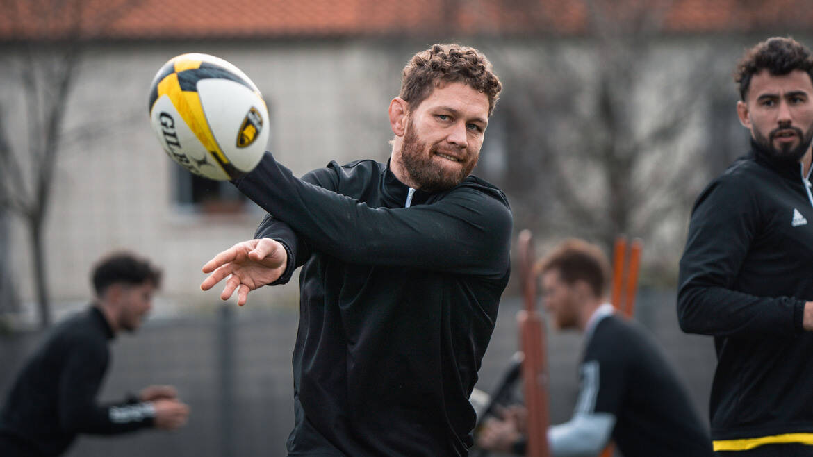 L'équipe pour la réception du Racing 92 ! 
