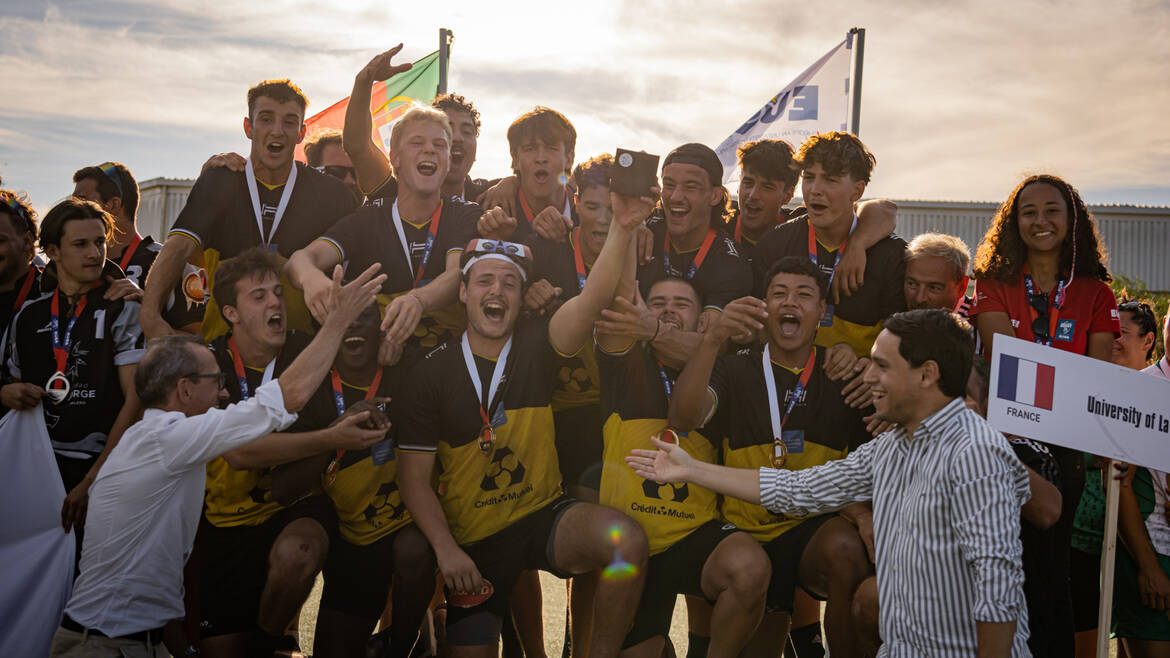L'université de La Rochelle Championne d'Europe à 7 !
