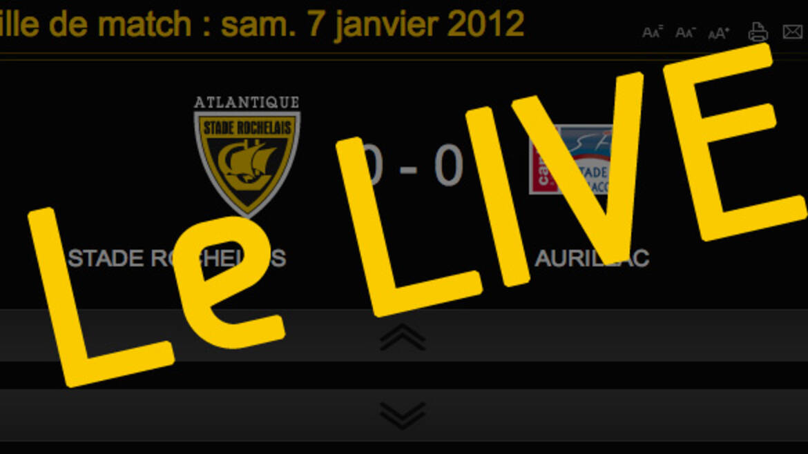 LA ROCHELLE / AURILLAC - 18h45