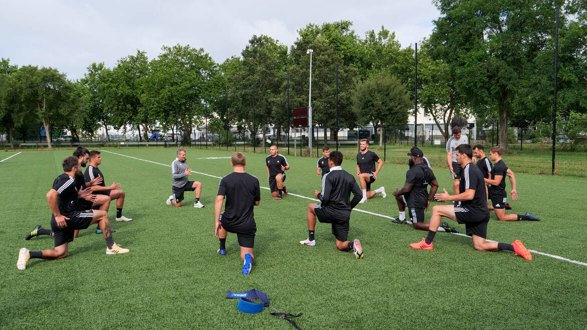 Le groupe a repris l'entraînement !
