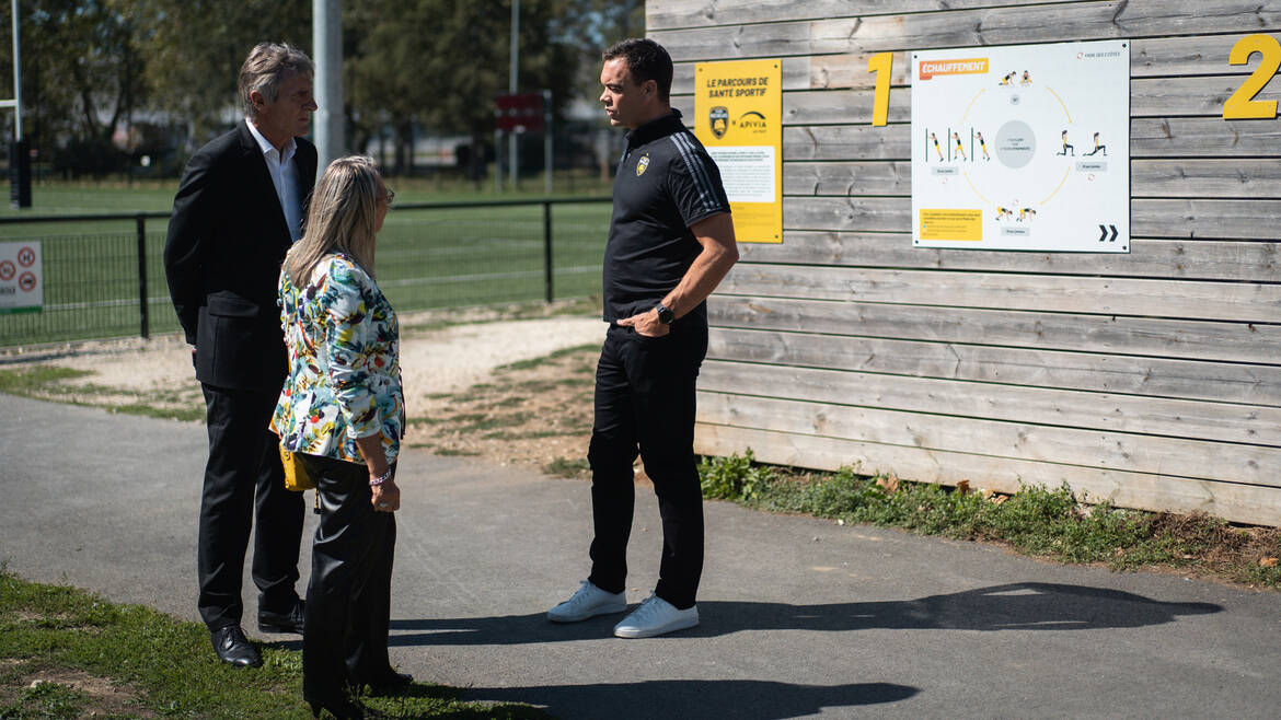Le parcours sportif de l'Apivia Parc a été inauguré ! 
