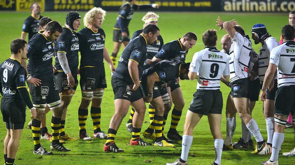 Le XV Rochelais contre Brive