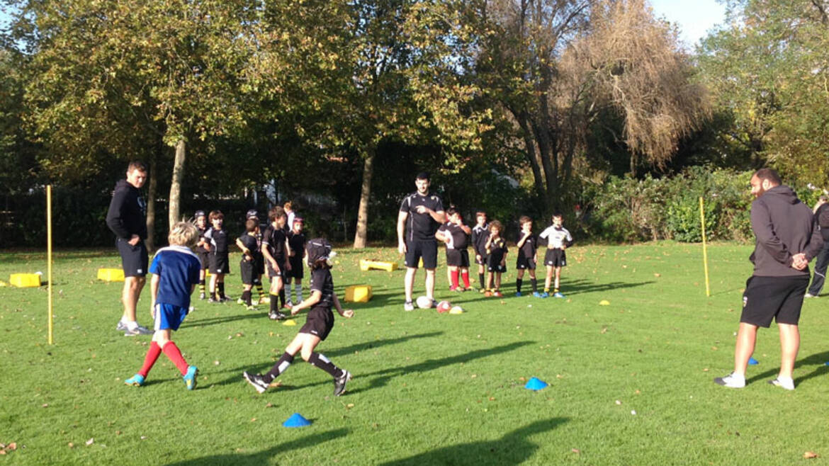 Les pros à l'Ecole de Rugby