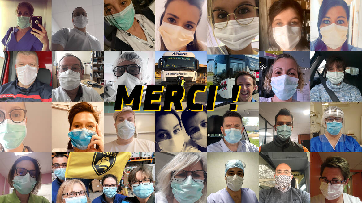 Nos supporters en 1ère ligne !