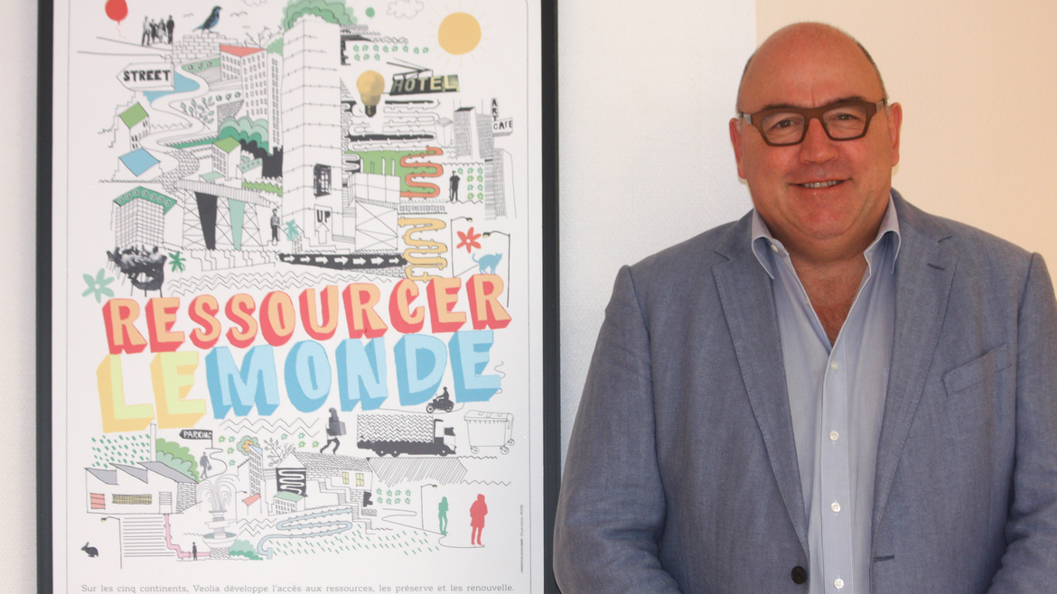 Portrait du directeur régional de Veolia Environnement, Patrice Alary