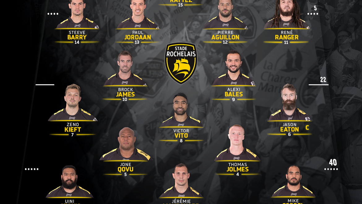 J11 - Stade Rochelais / Pau : la compo ! 