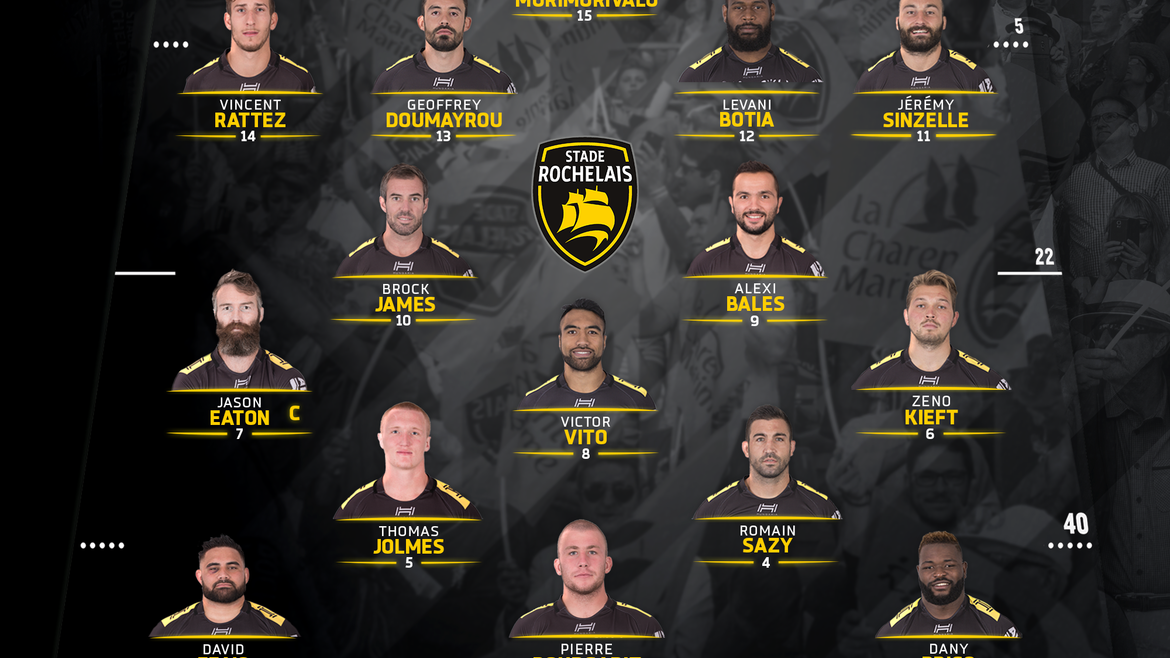 J13 - Bordeaux Bègles / Stade Rochelais : la compo !