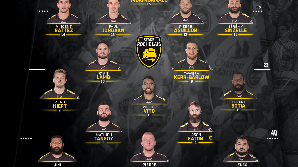 J18 - Stade Rochelais / Toulon : la compo ! 