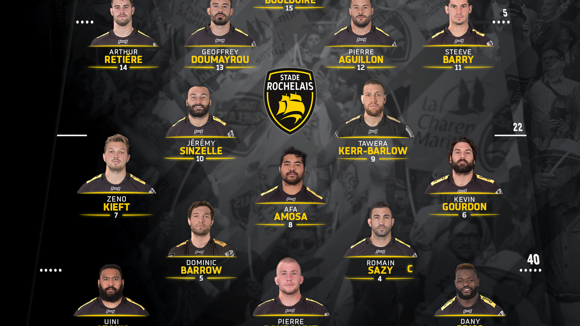 J22 - Stade Rochelais / UBB : la compo ! 