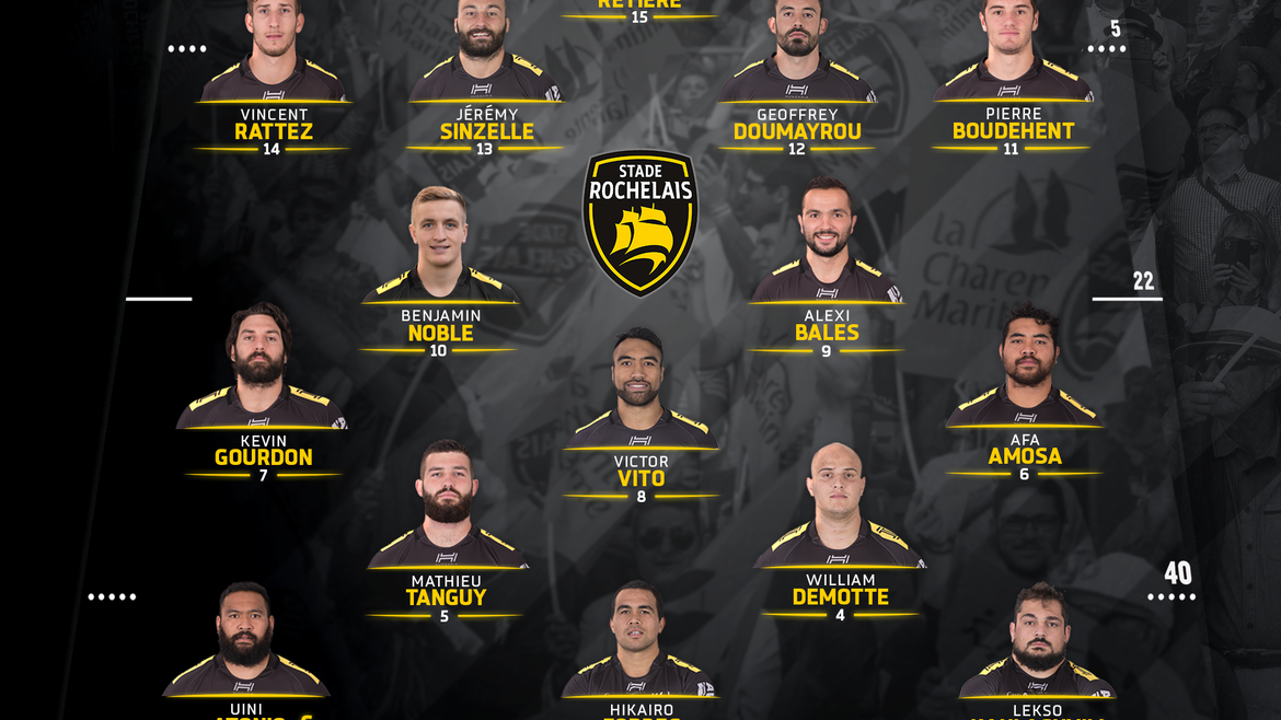J25 - Toulouse / Stade Rochelais : la compo ! 