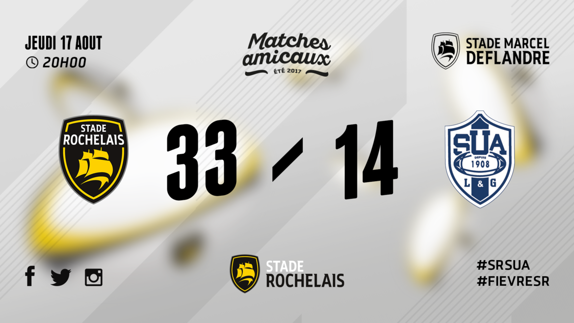 Stade Rochelais 33 - 14 Agen