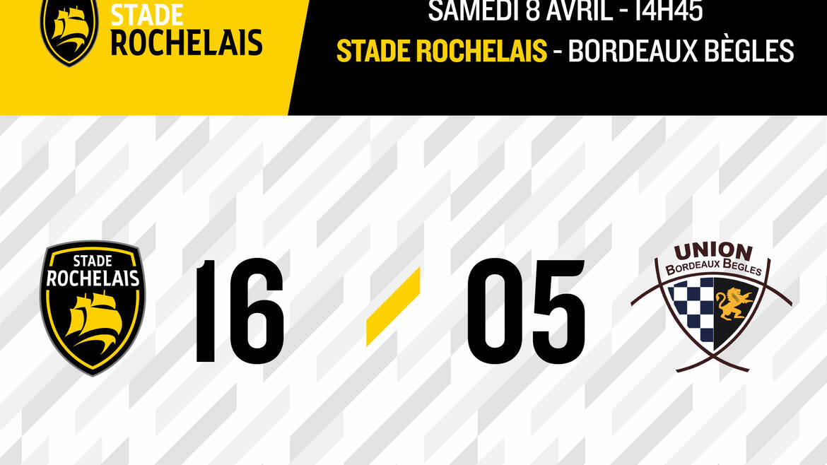 Victoire face à Bordeaux Bègles ! 