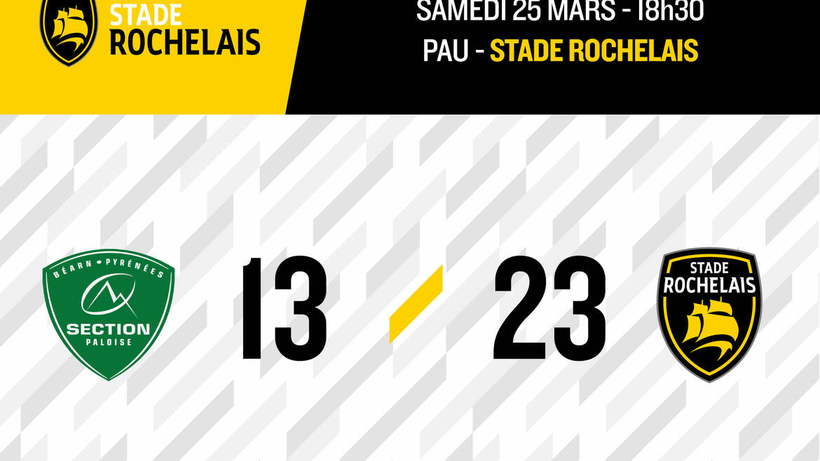 Victoire à Pau ! 