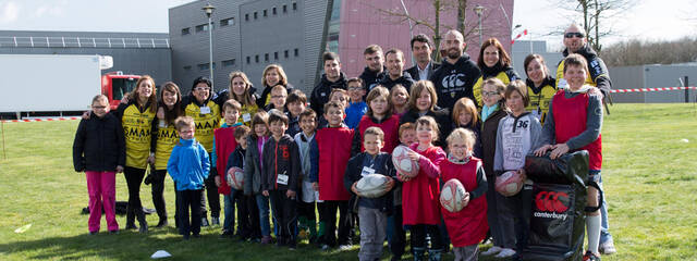 Ateliers rugby avec les Espoirs chez SODEBO !