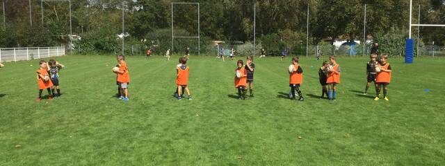 C'est la reprise à l'école de rugby !