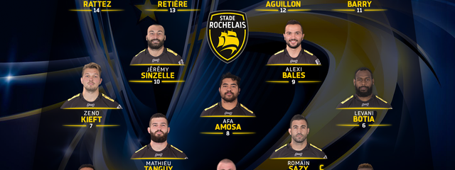Champions Cup 1/4 - Scarlets / Stade Rochelais : the team !