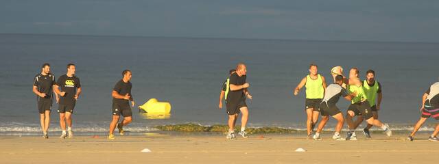 Entraînement sur la Plage