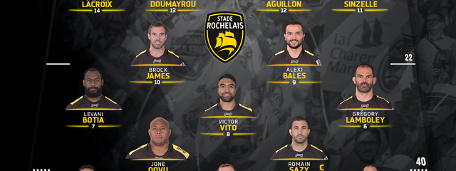 J7 - Stade Rochelais / Racing 92 : la compo ! 