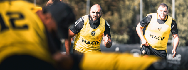 L'équipe pour le déplacement au Stadium !