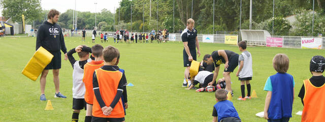 Les Pros de retour à l'Ecole de Rugby