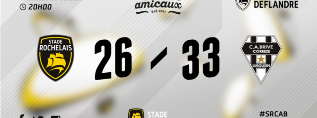 Stade Rochelais 26 -33 Brive