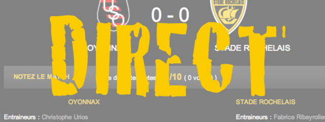 Suivre Oyonnax / La Rochelle